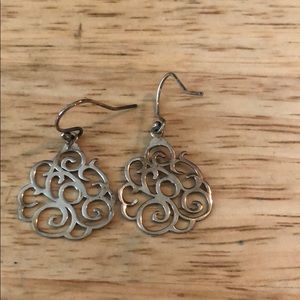 Silver earrings
